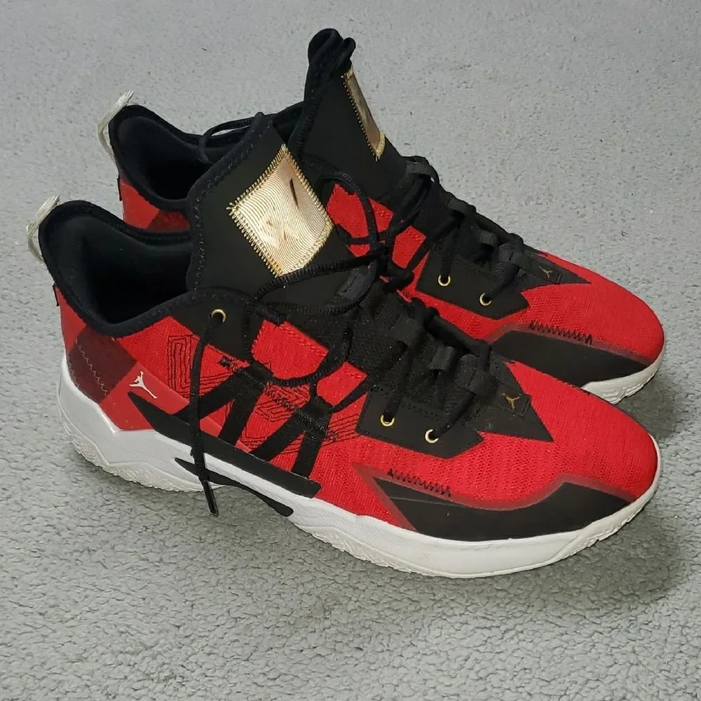 Jordan Stay Loyal 2, Red and Black Athletic Shoes Size 15 - Picture 3 of 10
